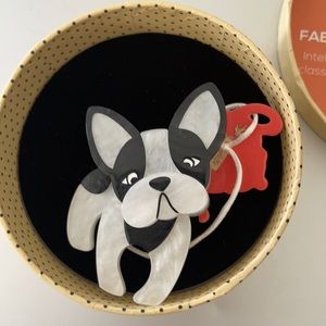 Erstwilder brooch Fabian the French Bulldog